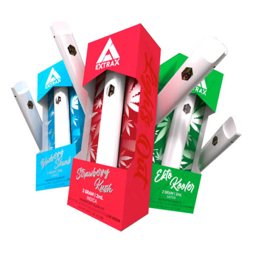 Extrax disposable vape Proprietary Blend of THC-H, THC-JD, THC-P, Delta 10 & Live Resin Delta 8USB-C RechargeableContains