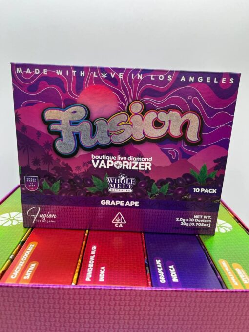 Fusion x Wholemelt 2g for sale now, New fusion & wholemelt 2g live diamond disposable, new wholemelt 2g vape, Fusion 2g vapes, fusion bars