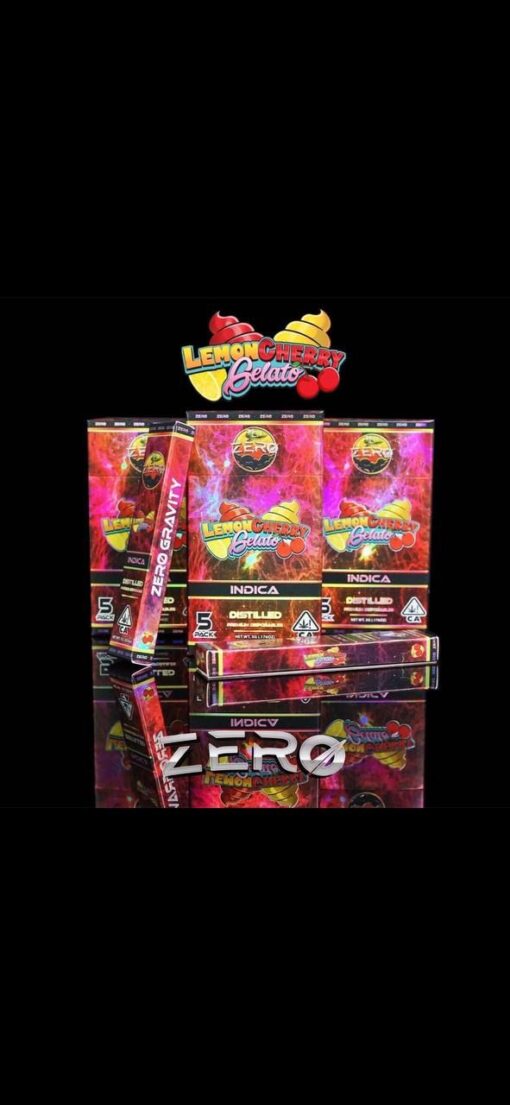 Zero Carts for sale in stock, Buy Zero Gravity Carts for sale in stock now, Zero Disposable – Lemon Cherry Gelato, Zero Dispo in stock, zero dispo