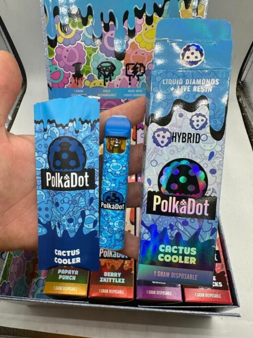 Polkadot Carts for sale now, Polkadot Liquid Diamonds + Live Resin, Buy pac man purple gruntz, 2 gram baked bars, muha meds mavericks review