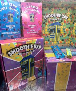 GLO Smoothie Bar Disposable for sale, flavors inspired by your favorite smoothies, Buy outranked disposable for sale, boutiq disposable price, packman resin