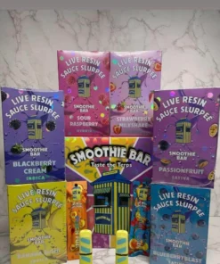 GLO Smoothie Bar Disposable for sale, flavors inspired by your favorite smoothies, Buy outranked disposable for sale, boutiq disposable price, packman resin