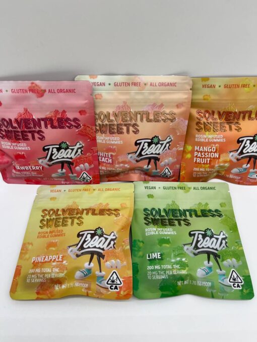 Treatz Solventless Rosin Gummies, Buy Solventless Rosin Gummies for sale, neau tropics gummies, Buy neau tropics gummies in stock, 3g fryd
