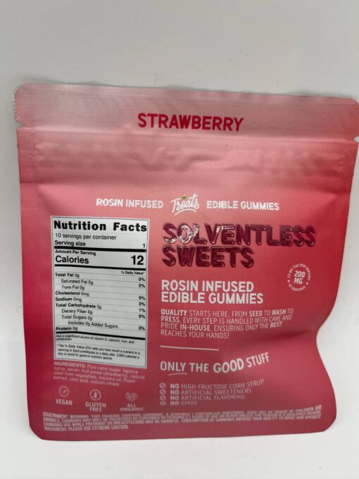 Treatz Solventless Rosin Gummies, Buy Solventless Rosin Gummies for sale, neau tropics gummies, Buy neau tropics gummies in stock, 3g fryd