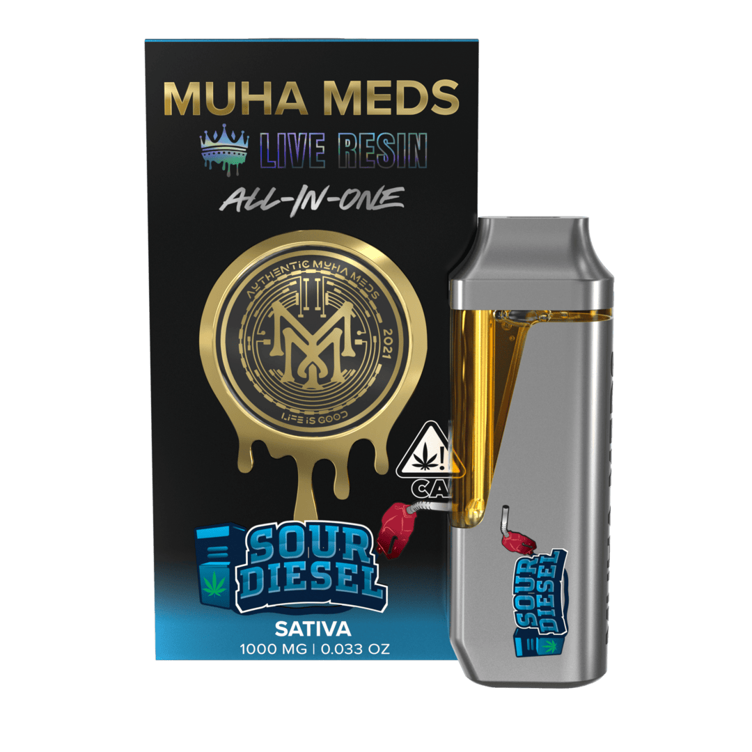 Muha Meds Live Resin All In One Sour Diesel Sativa