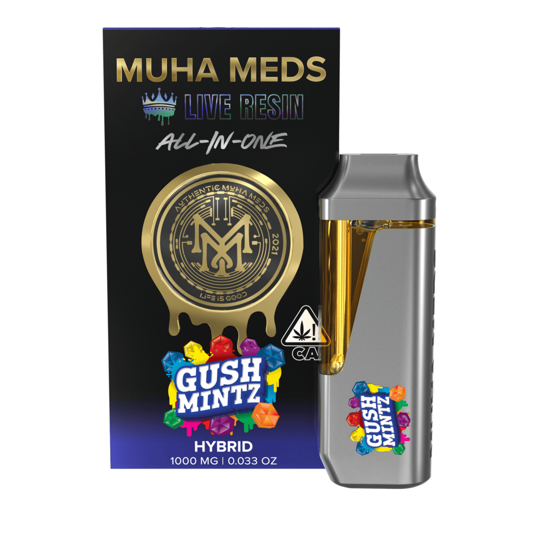 Muha Meds Live Resin All In One Gush Mintz Hybrid