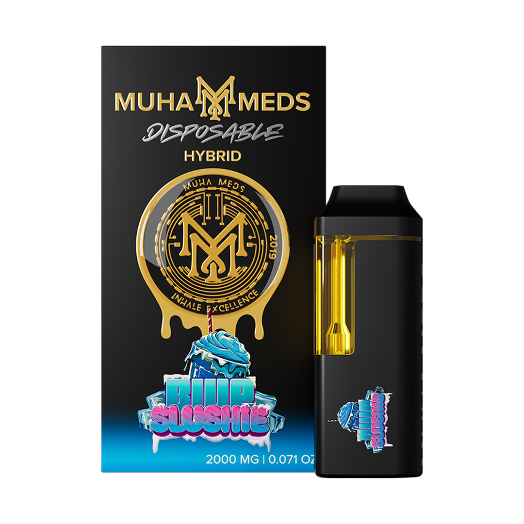 Muha Meds 2g Disposable Blue Slushie Hybrid