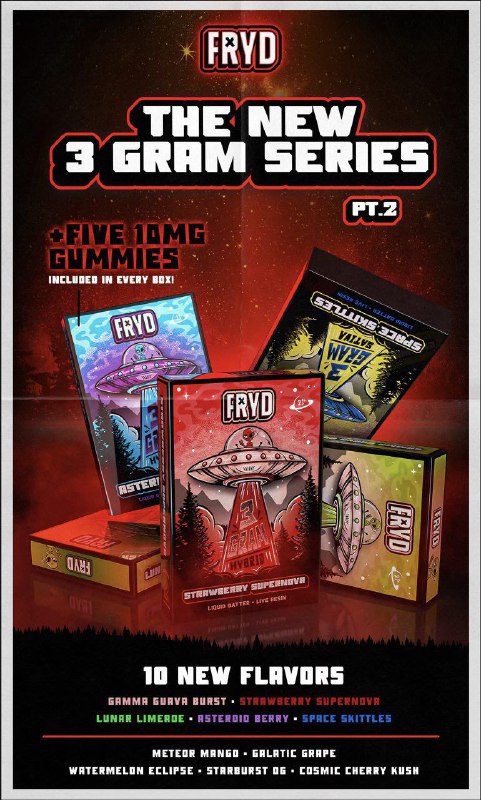 Fryd With Gummies (Fryd 3g + 5 10Mg Gummies) - Image 5